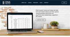 Desktop Screenshot of dnainvestor.com